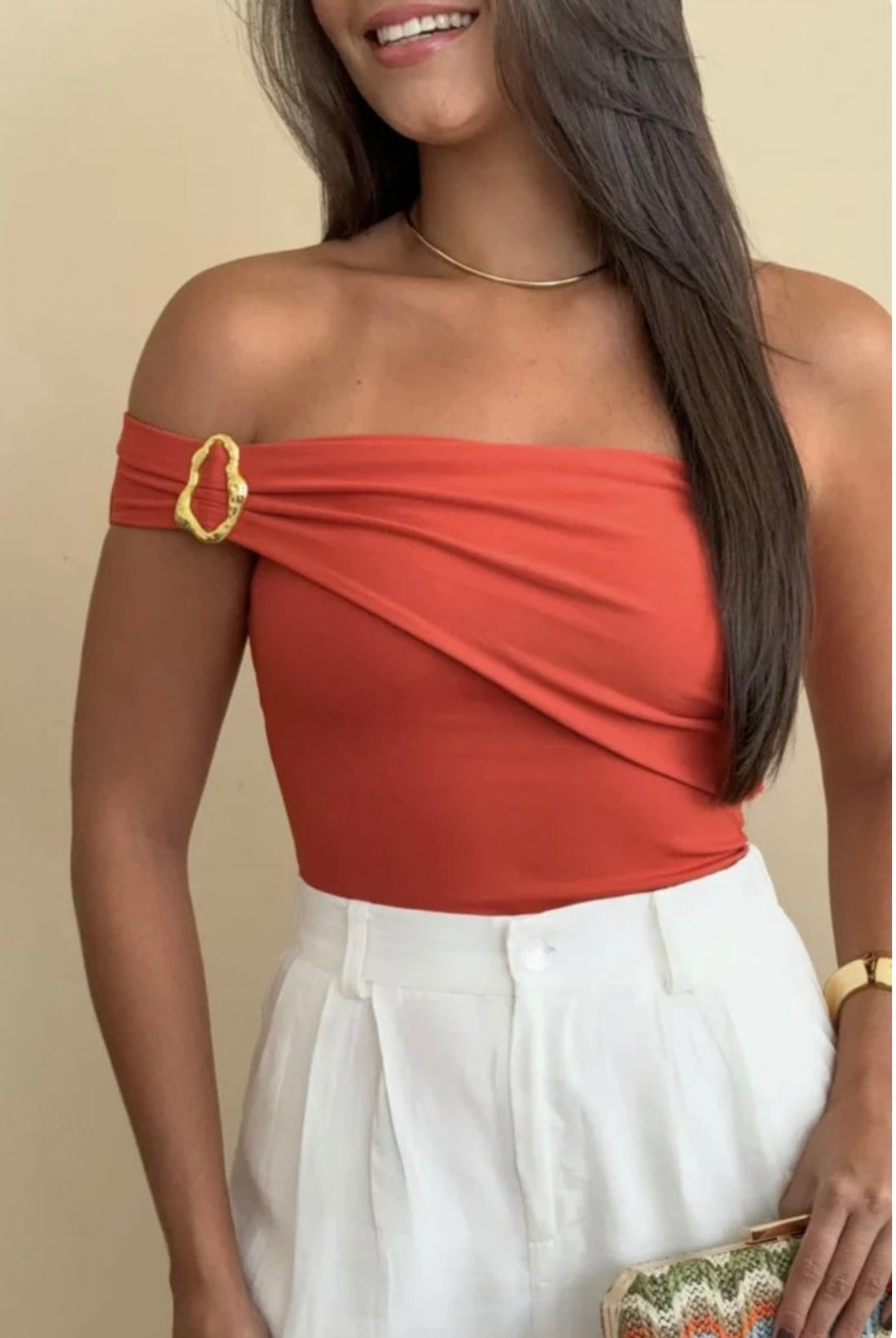 Body Feminino Argola Santorini