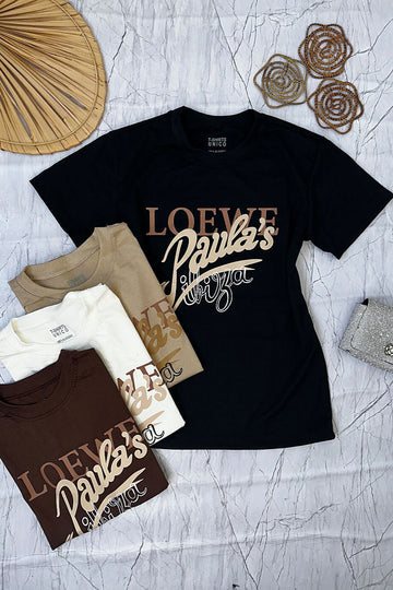 T-Shirt Feminina Estampa Paulas