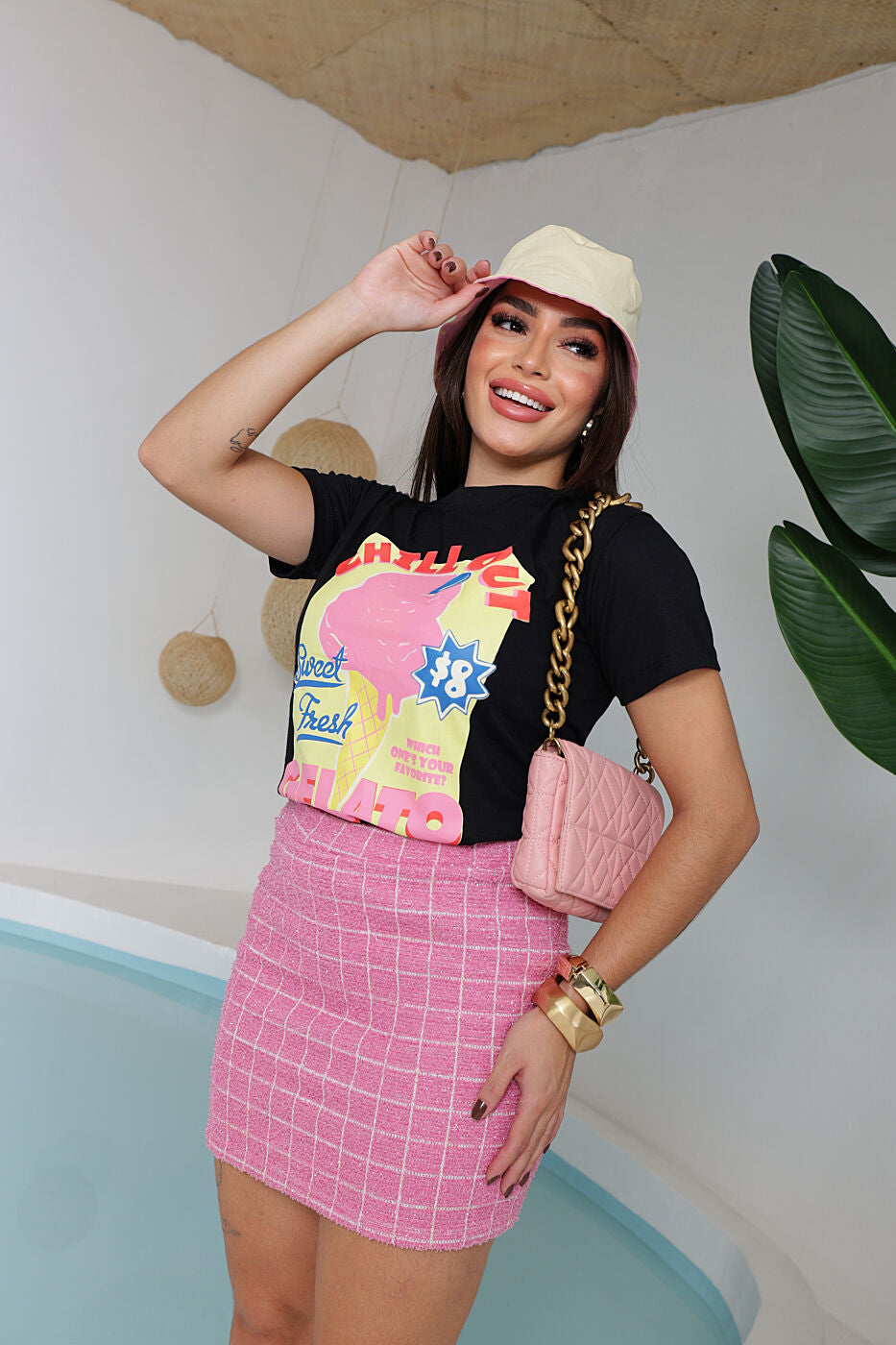 T-Shirt Feminina Estampa Chill Gelato